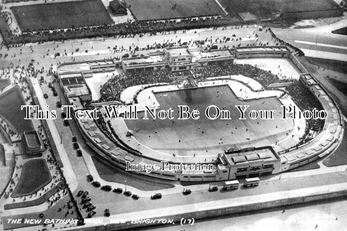 CH 2733 - The New Bathing Pool, New Brighton, Cheshire