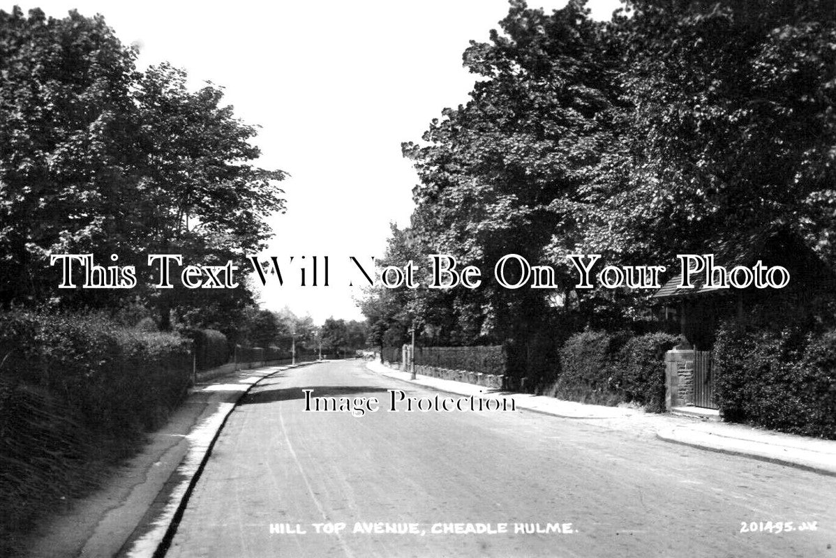 CH 2768 - Hill Top Avenue, Cheadle Hulme, Cheshire c1931