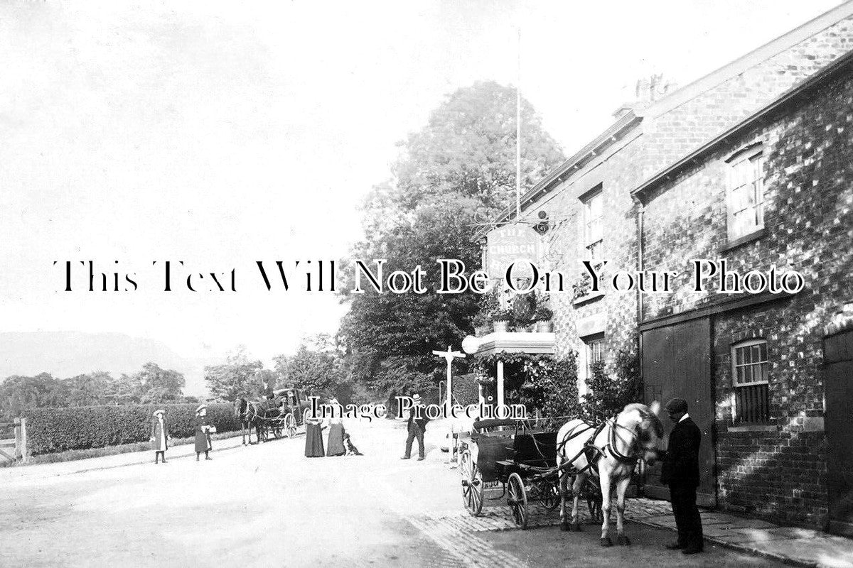 CH 2809 - The Church House, Sutton, Macclesfield, Cheshire c1906