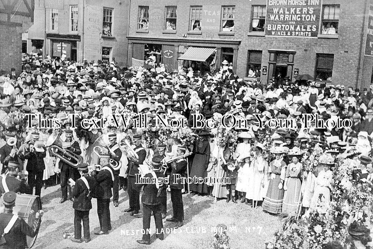 CH 2819 - Neston Ladies Club Walking Day, Cheshire 1911