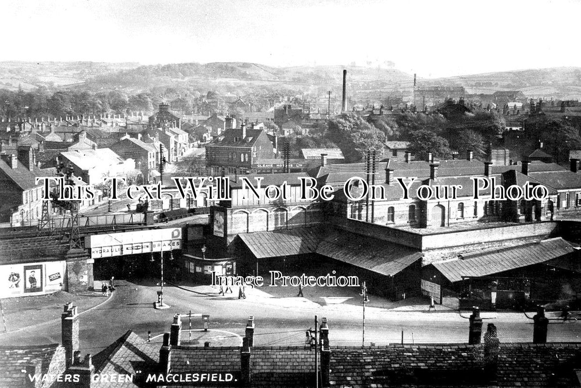 CH 2852 - Waters Green Railway Station, Macclesfield, Cheshire