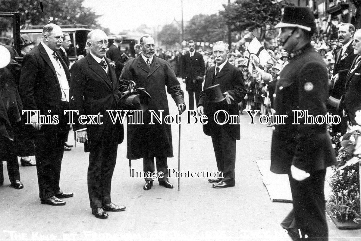 CH 2872 - The Kings Visit To Frodsham, Cheshire 1926