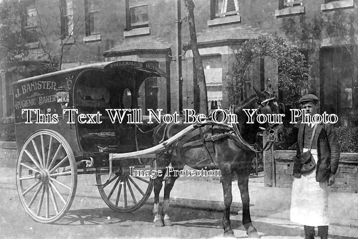 CH 2878 - J Banister Baker Cart, Cheadle, Cheshire c1919