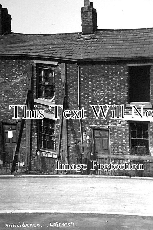 CH 2882 - Subsidence, Leftwich, Northwich, Cheshire