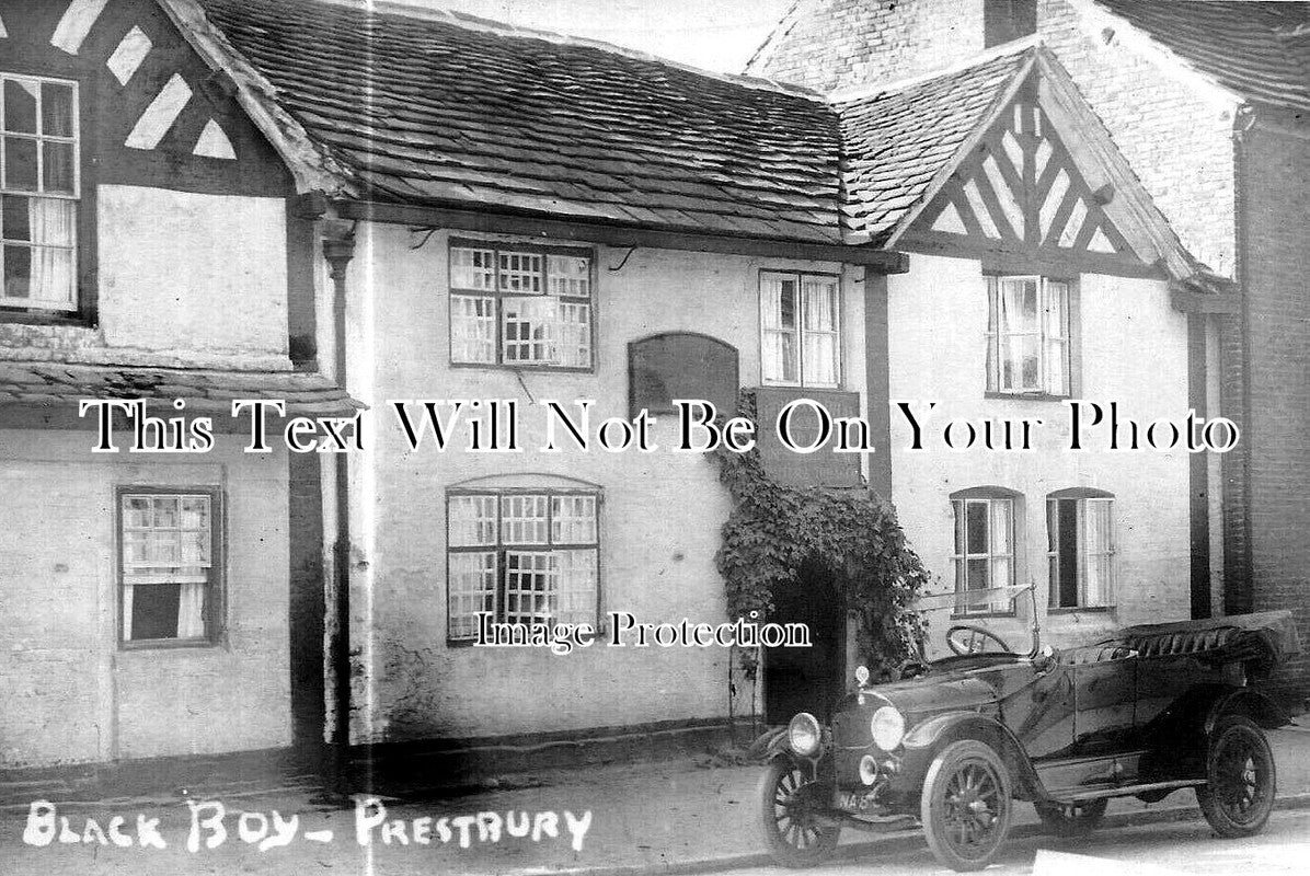 CH 2926 - Black Boy Pub, Prestbury, Cheshire