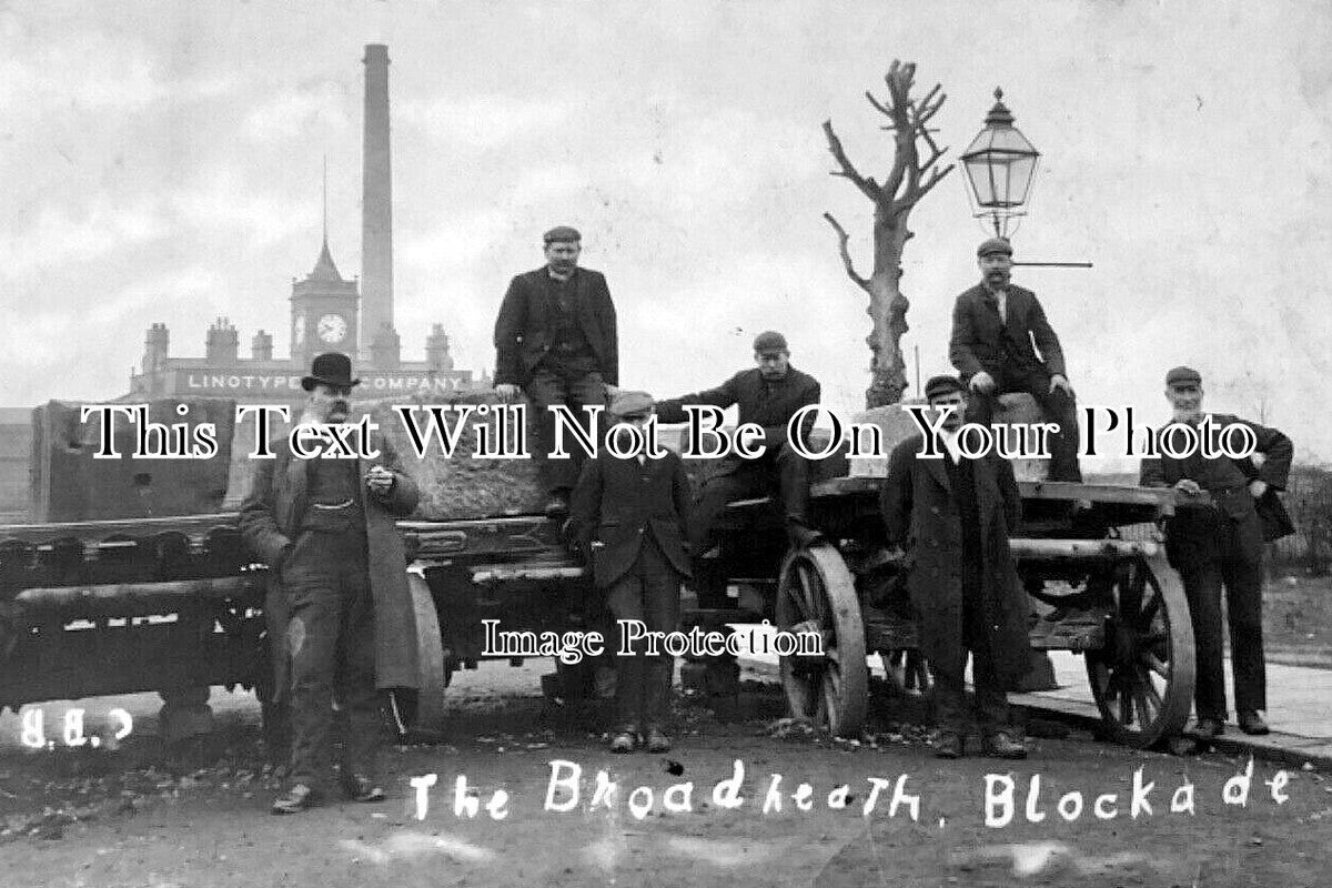 CH 2951 - The Broadheath Blockade, Altrincham, Cheshire 1905