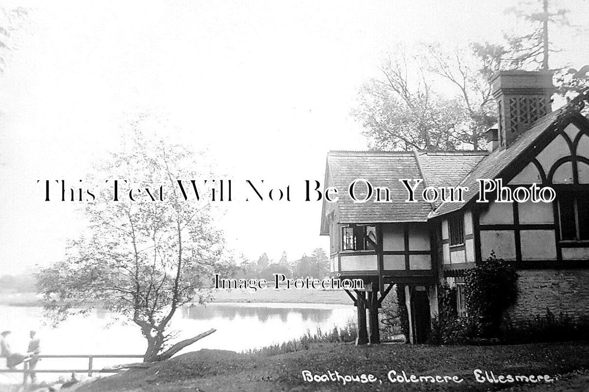 CH 2958 - Boathouse, Colemere, Ellesmere, Cheshire c1925