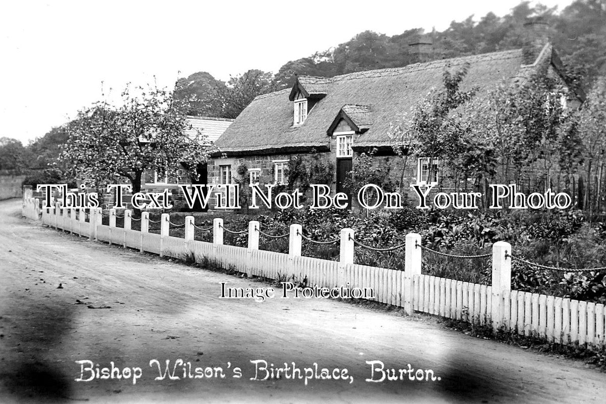 CH 2976 - Bishop Wilsons Birthplace, Burton, Cheshire