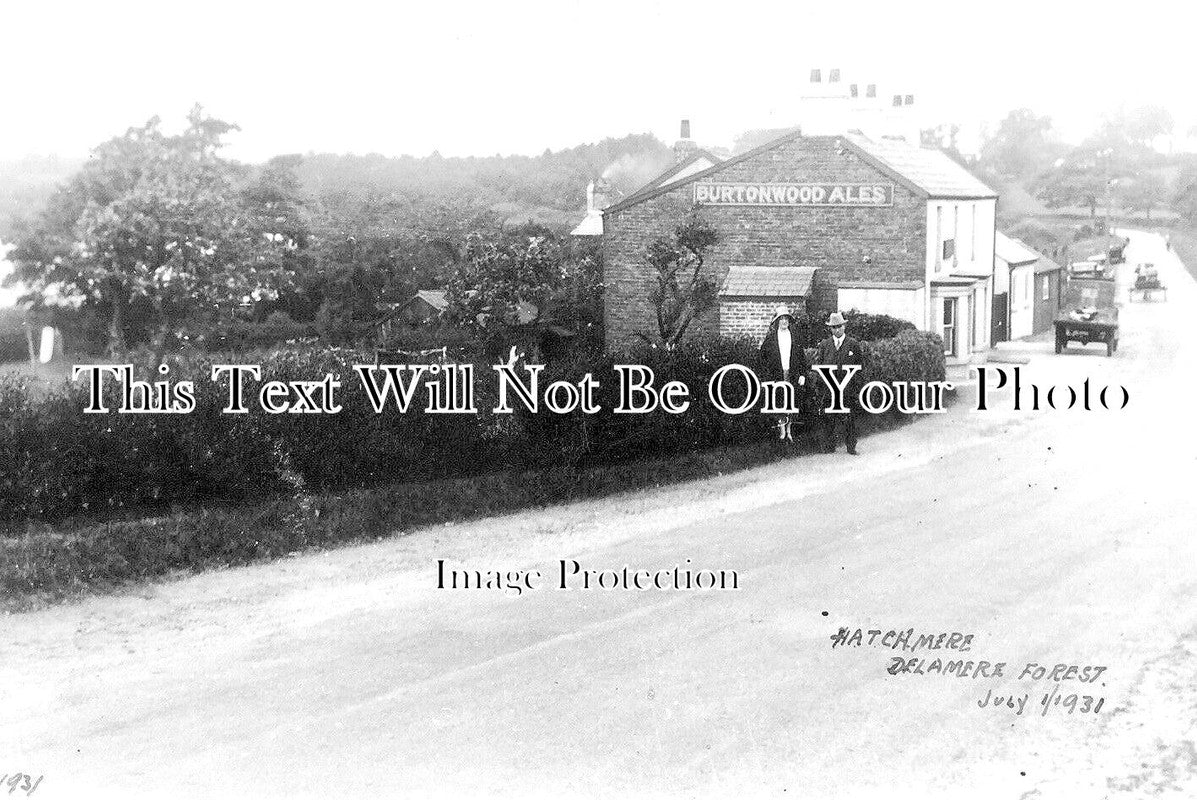 CH 3035 - The Carriers Inn Pub, Hatchmere, Frodsham, Cheshire 1931