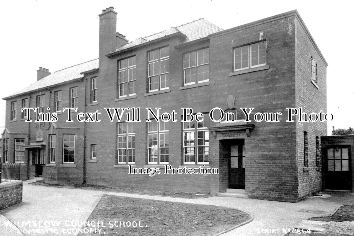 CH 3047 - Wilmslow Council School, Domestic Economy, Cheshire c1910