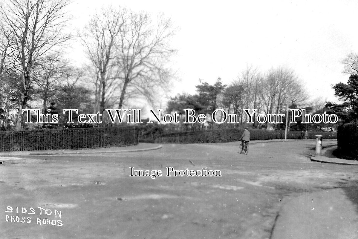 CH 3049 - Bidston Cross Roads, Wirral, Cheshire c1910