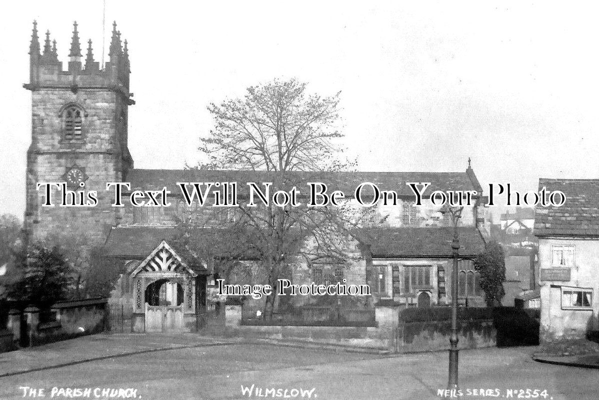 CH 3081 - Wilmslow Parish Church, Cheshire c1910