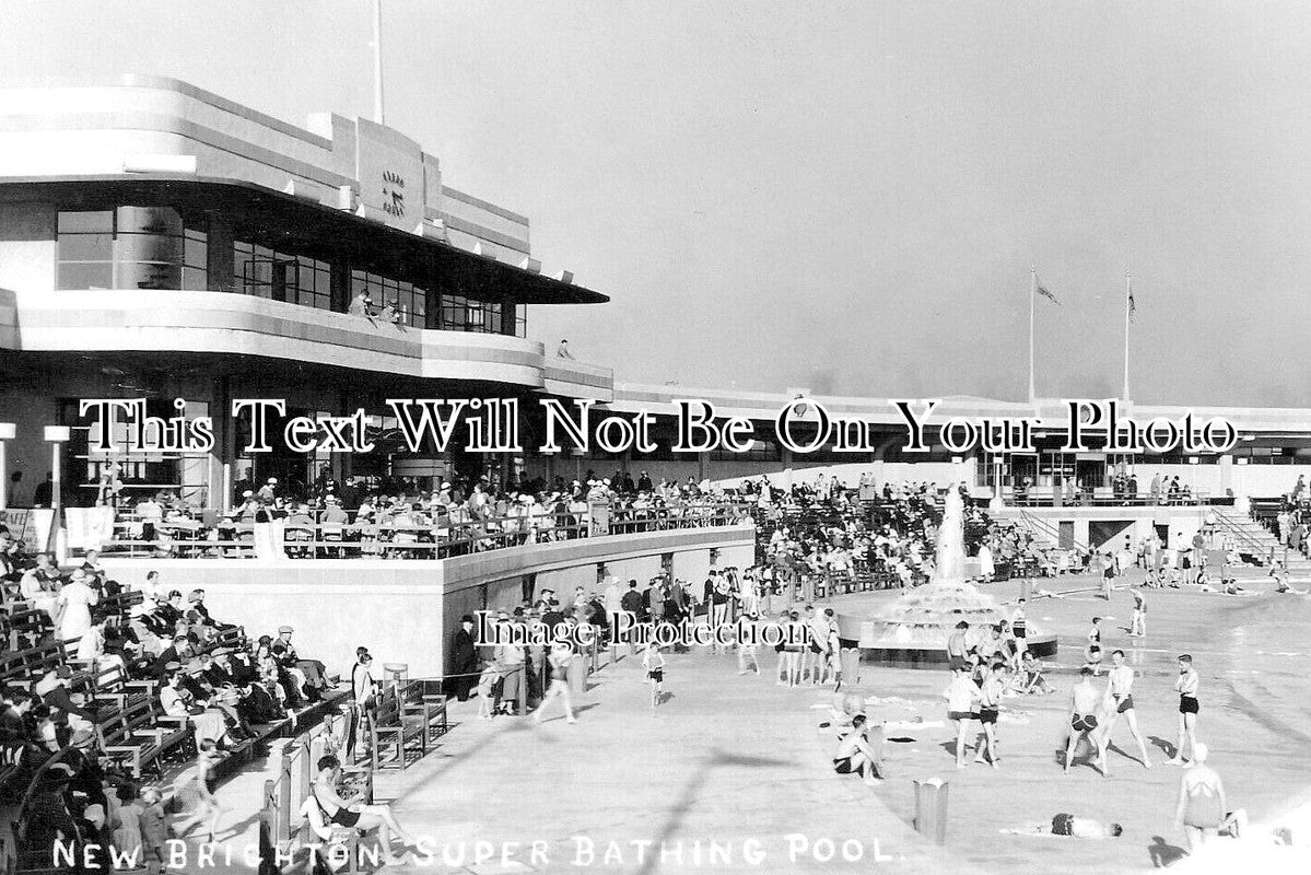 CH 3108 - New Brighton Super Bathing Pool, Cheshire c1936