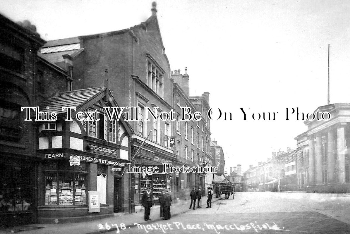 CH 3136 - Market Place, Macclesfield, Cheshire c1908