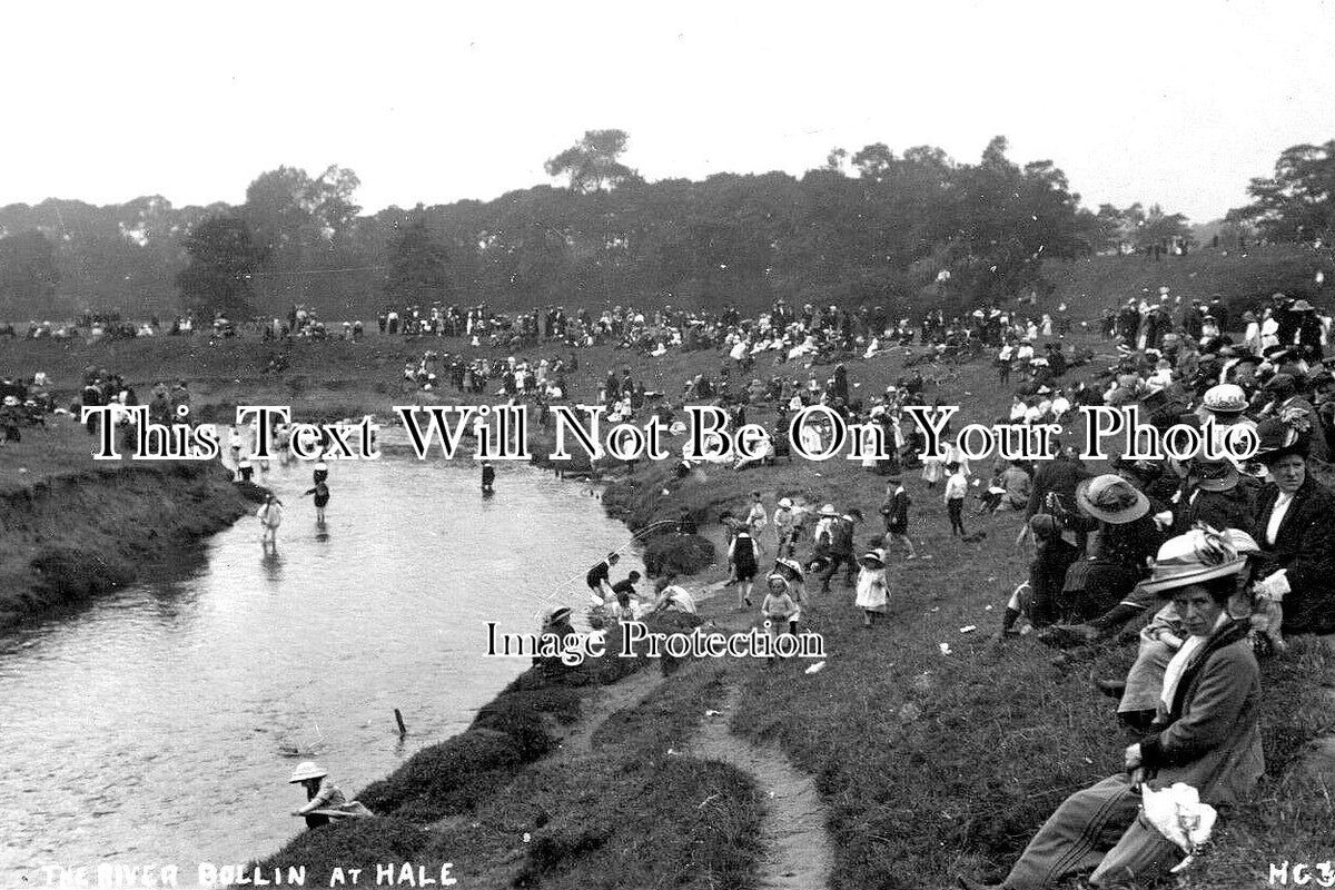 CH 3146 - The River Bollin At Hale, Cheshire