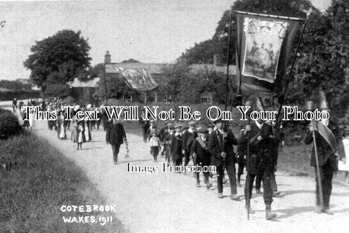 CH 316 - Cotebrook Wakes, Cheshire c1911