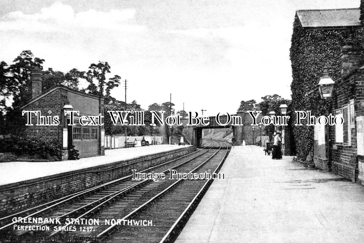 CH 3163 - Greenbank Railway Station, Northwich, Cheshire