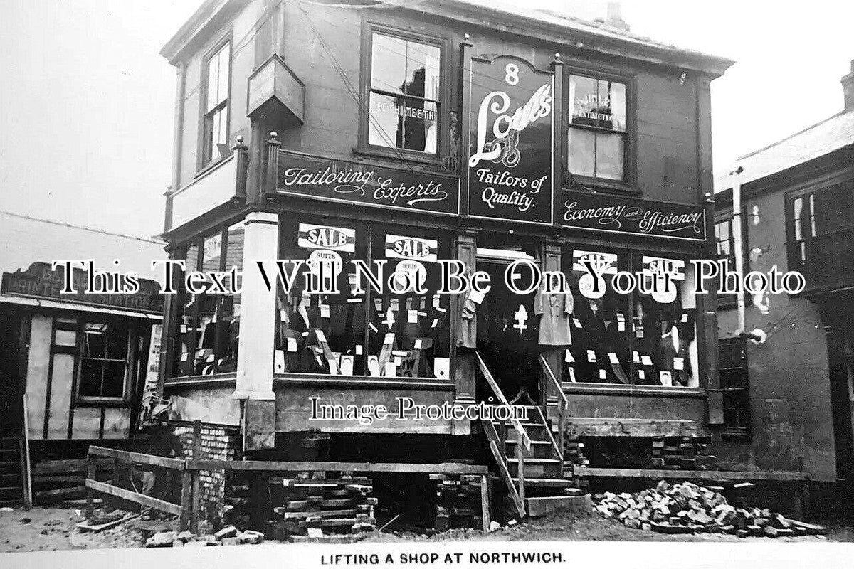 CH 3285 - Lifting A Shop, Northwich Subsidence, Cheshire