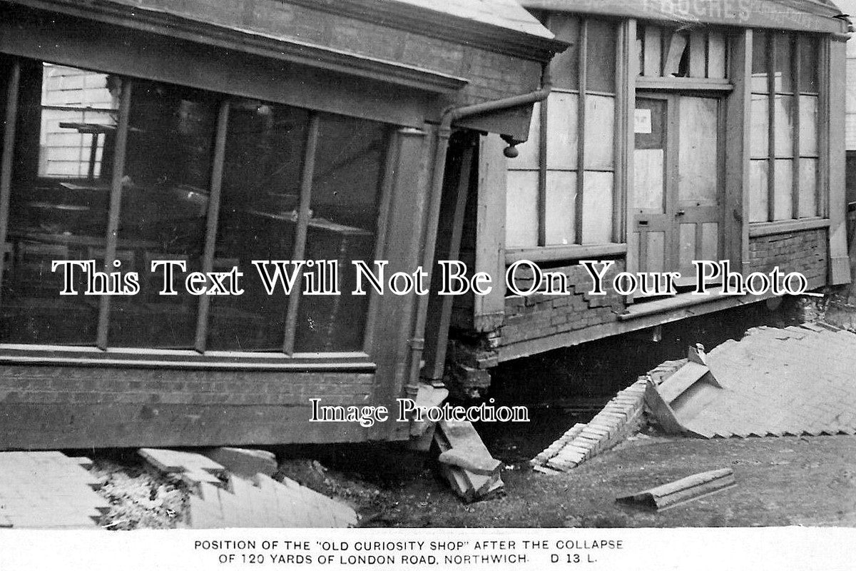 CH 3294 - The Old Curiosity Shop, Northwich Subsidence, Cheshire