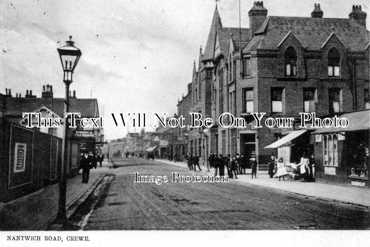 CH 331 - Nantwich Road, Crewe, Cheshire c1904