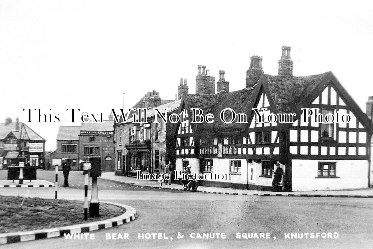 CH 3338 - The White Bear Hotel, Canute Square, Knutsford, Cheshire