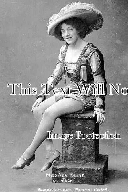 CH 3339 - Miss Ada Reeve As Jack, Shakespeare Panto, Liverpool