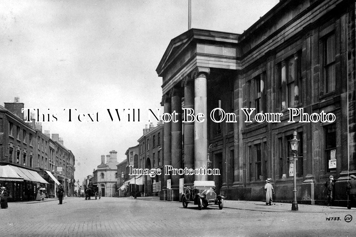 CH 334 - Market Square, Chestergate, Macclesfield, Cheshire c1910