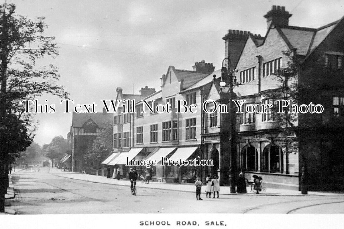 CH 3363 - School Road, Sale, Cheshire c1913