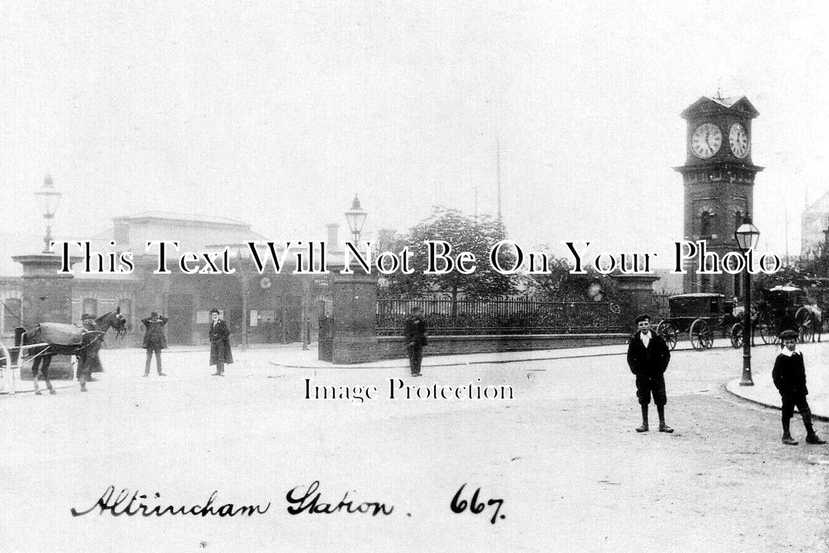 CH 3446 - Altrincham Railway Station, Cheshire