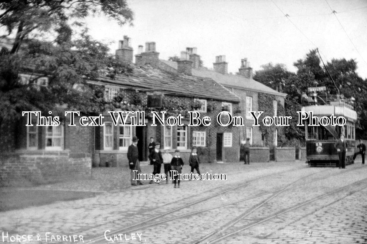 CH 397 - Horse & Farrier Pub & Tram Terminus, Gatley, Cheshire