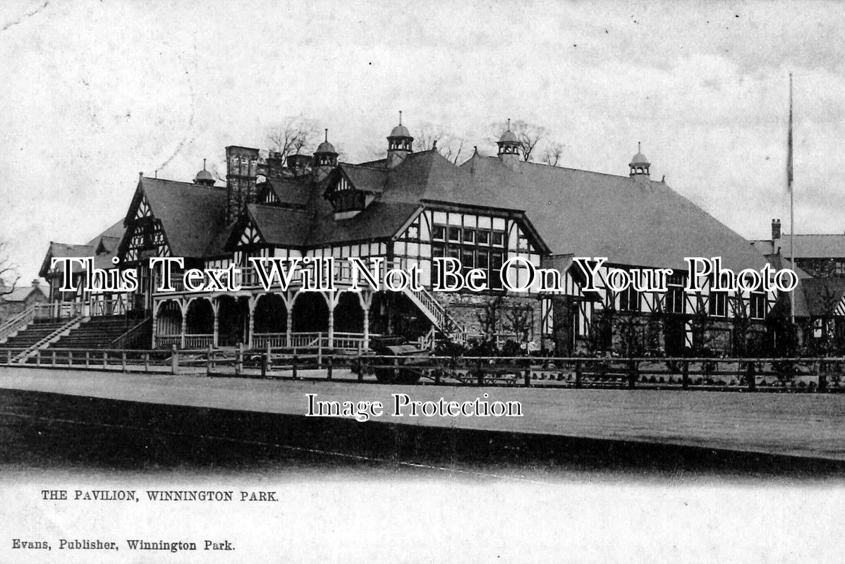 CH 45 - The Cricket Pavilion, Winnington Park, Cheshire c1904