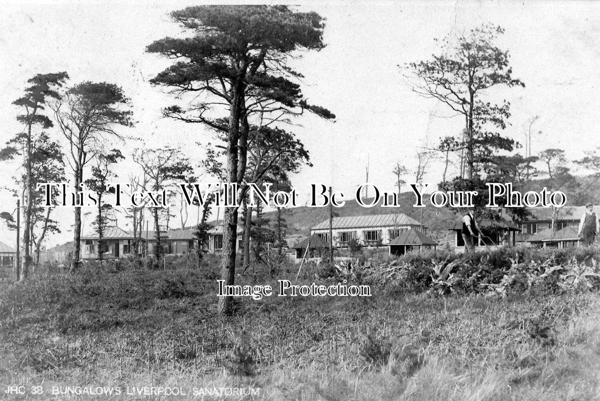 CH 485 - Frodsham Sanatorium Hospital Bungalows, Cheshire c1904