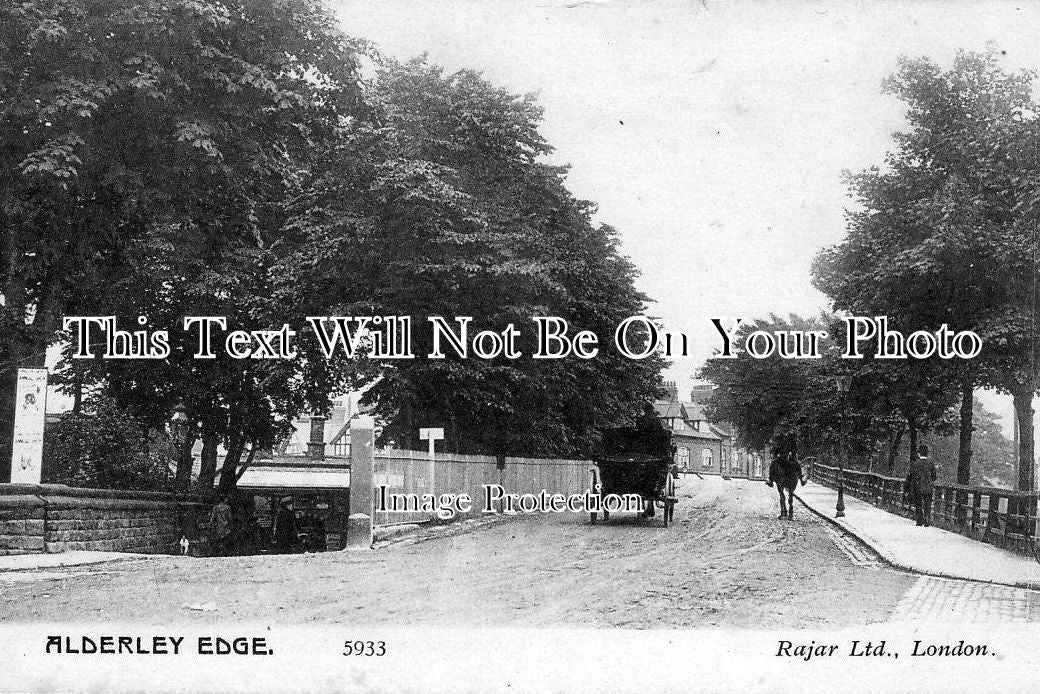 CH 60 - Railway Station Entrance, Alderley, Cheshire c1906