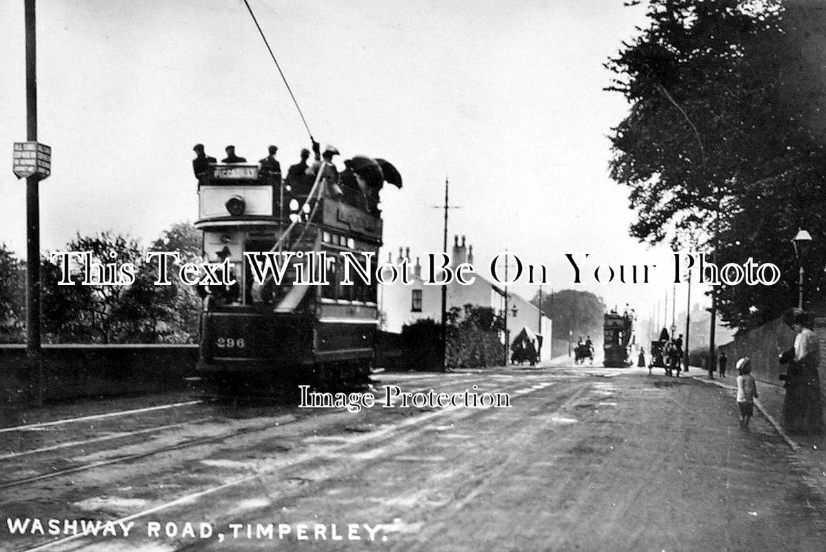 CH 621 - Washaway Road, West Timperley, Cheshire c1915