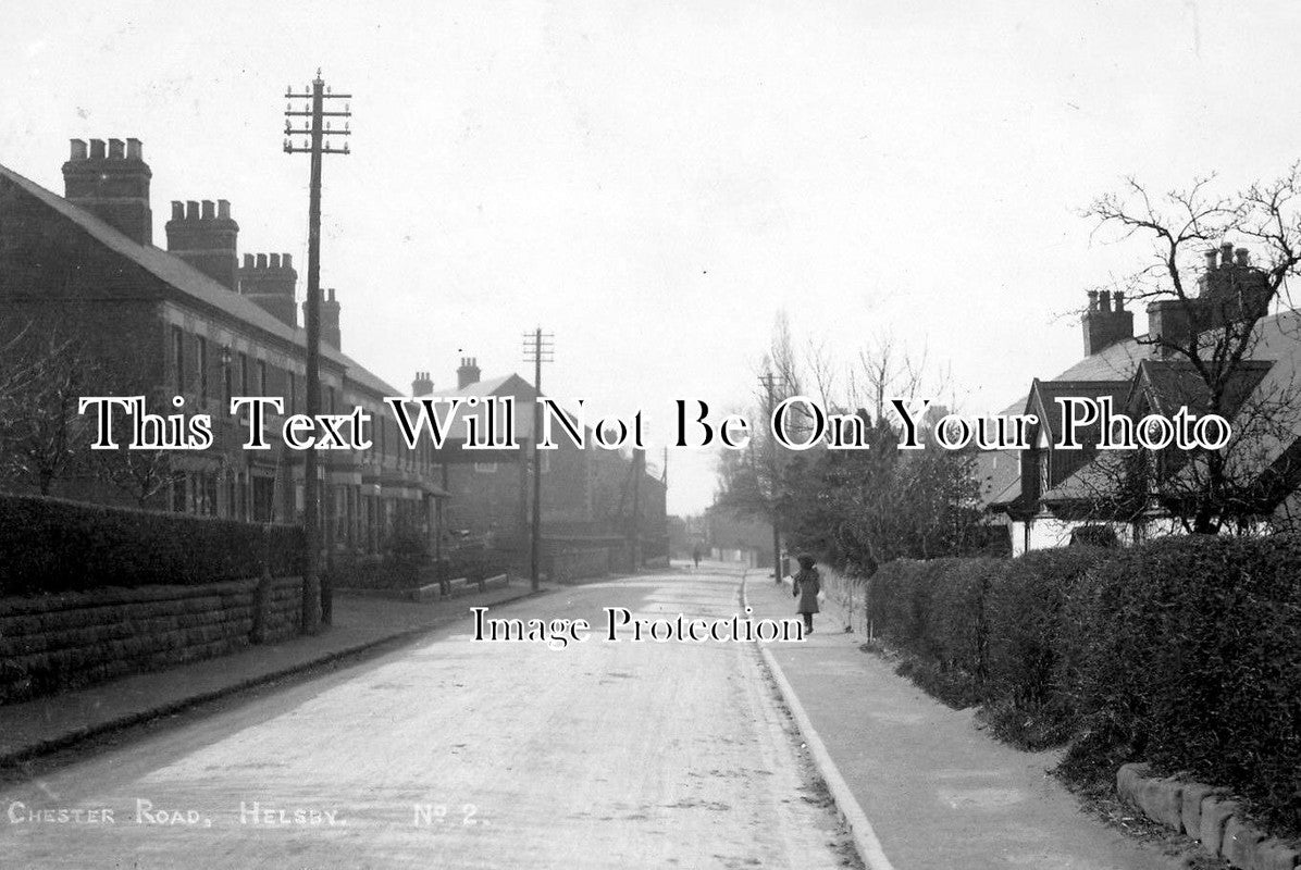 CH 660 - Chester Road, Helsby, Cheshire c1910