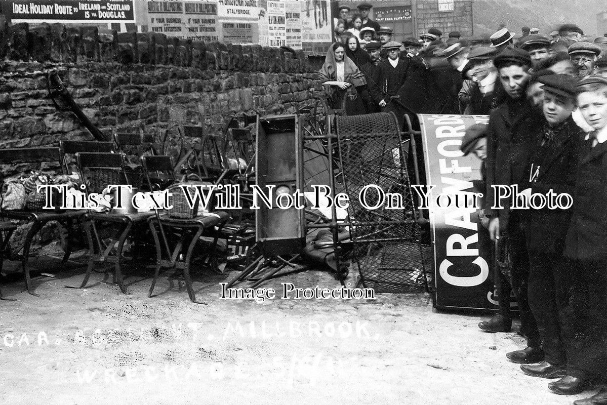 CH 675 - Tram Car Accident, Millbrook, Stalybridge, Cheshire