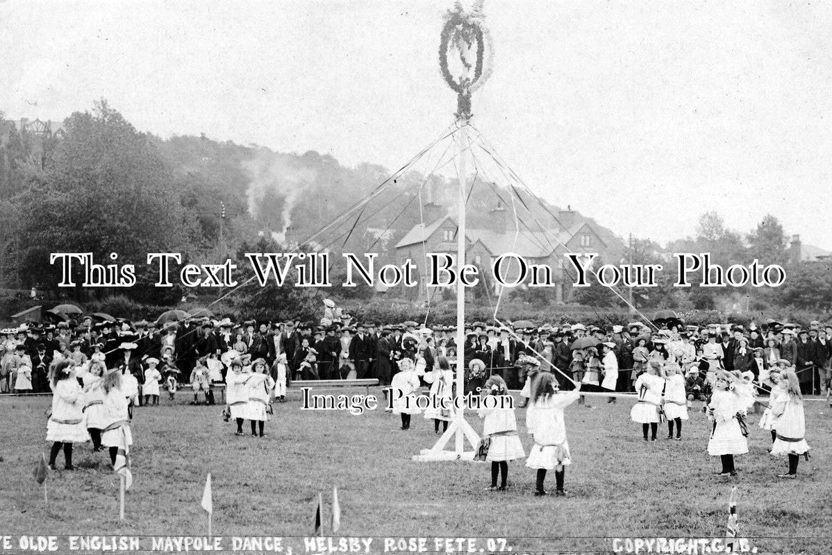CH 685 - Ye Olde Maypole Dance, Helsby, Cheshire c1907