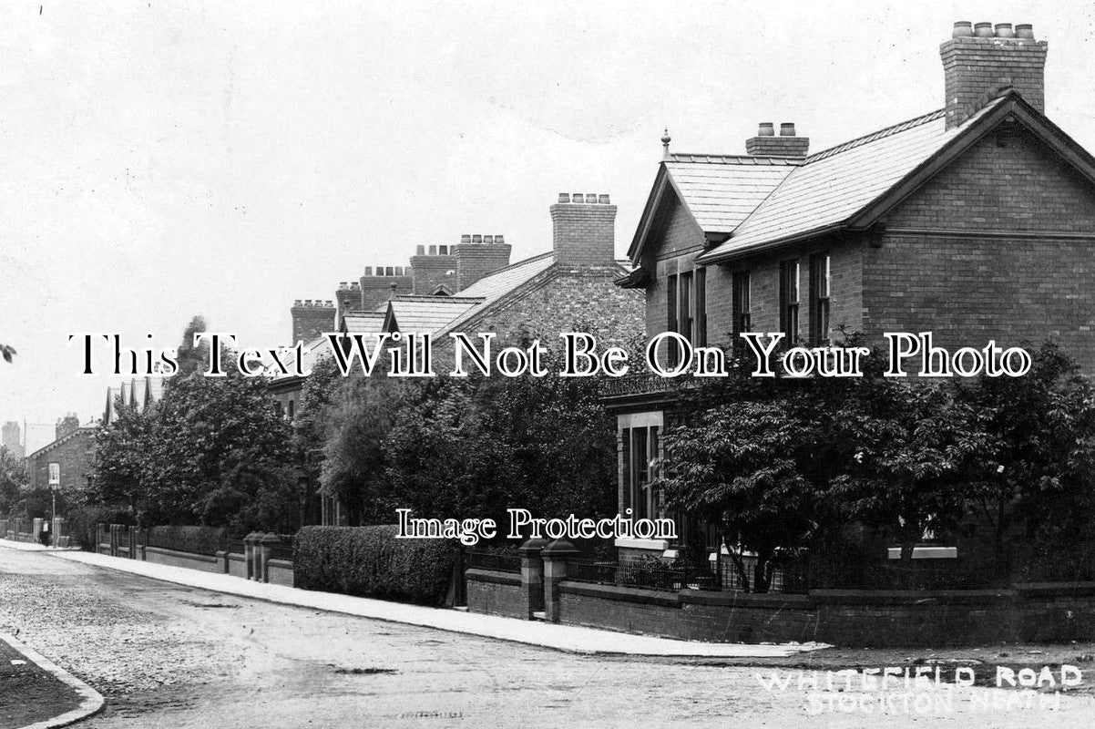 CH 69 - Whitfield Road, Stockton Heath, Cheshire c1905