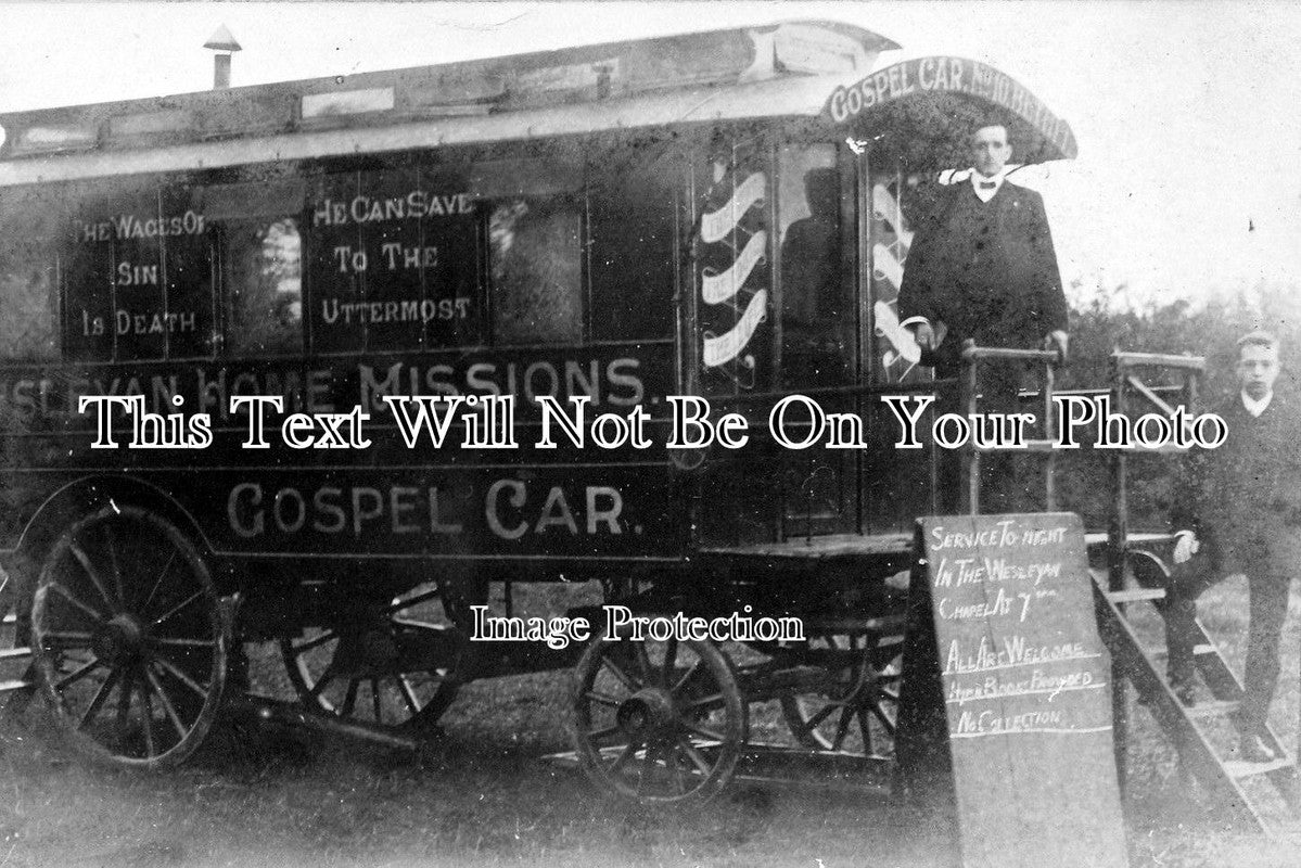 CH 713 - Wesleyan Home Mission Gospel Car, Bethel, Cheshire c1911