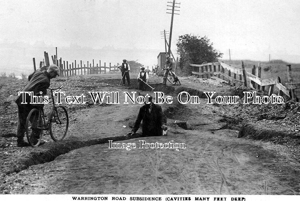 CH 73 - Warrington Road Subsidence, Northwich, Cheshire