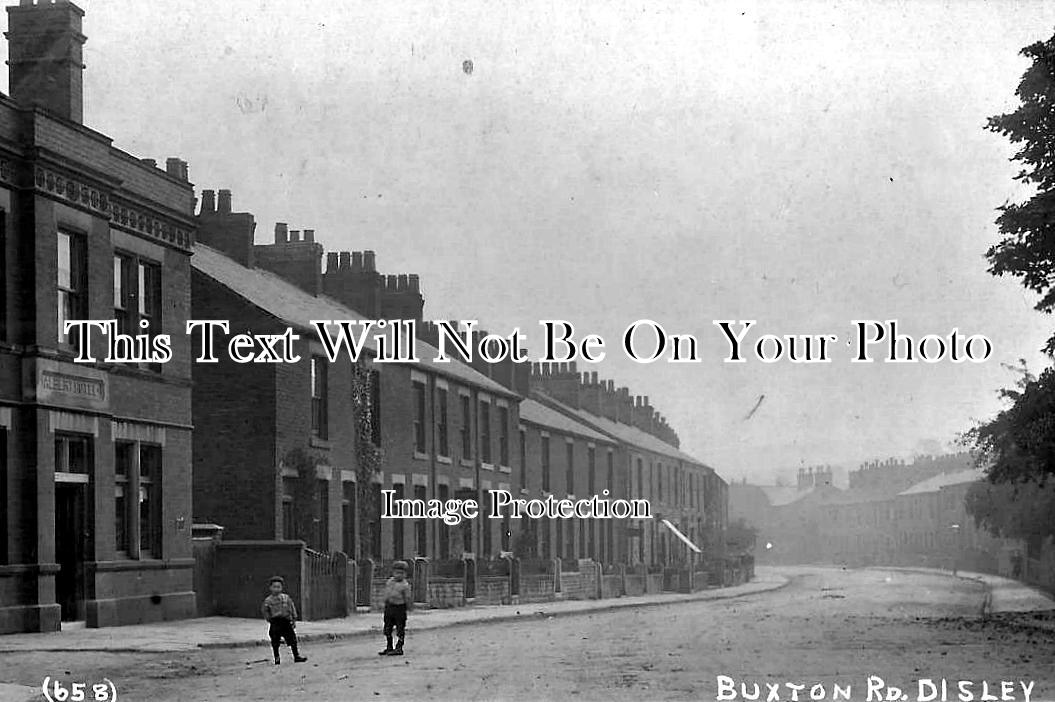 CH 757 - Buxton Road & Albert Hotel, Disley, Cheshire