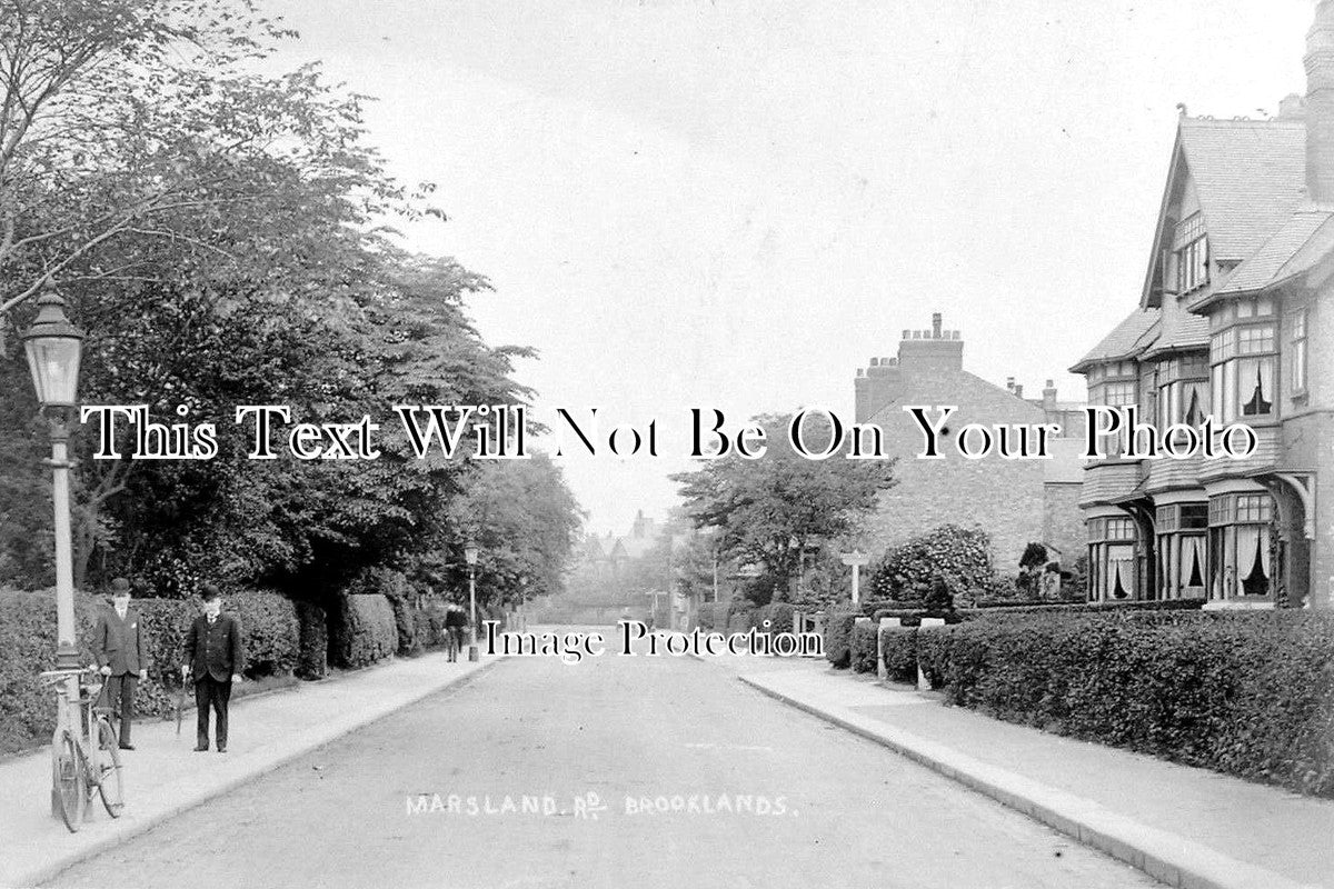 CH 809 - Marsland Road, Brooklands, Cheshire c1912