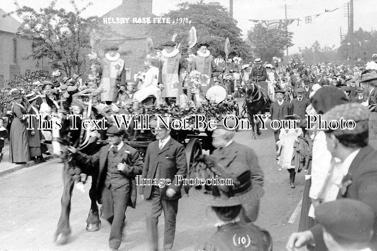 CH 881 - Helsby Rose Fete, Cheshire 1910