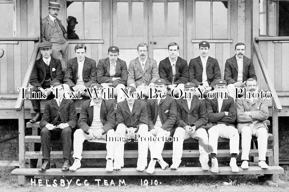 CH 90 - Helsby Cricket Team, Cheshire 1910
