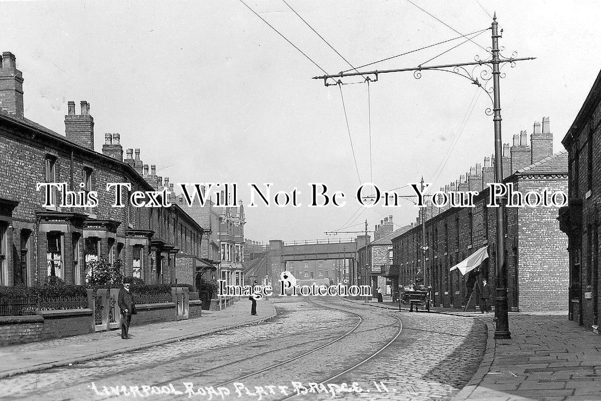 CH 902 - Liverpool Road, Platt Bridge, Wigan, Liverpool, Cheshire c1915