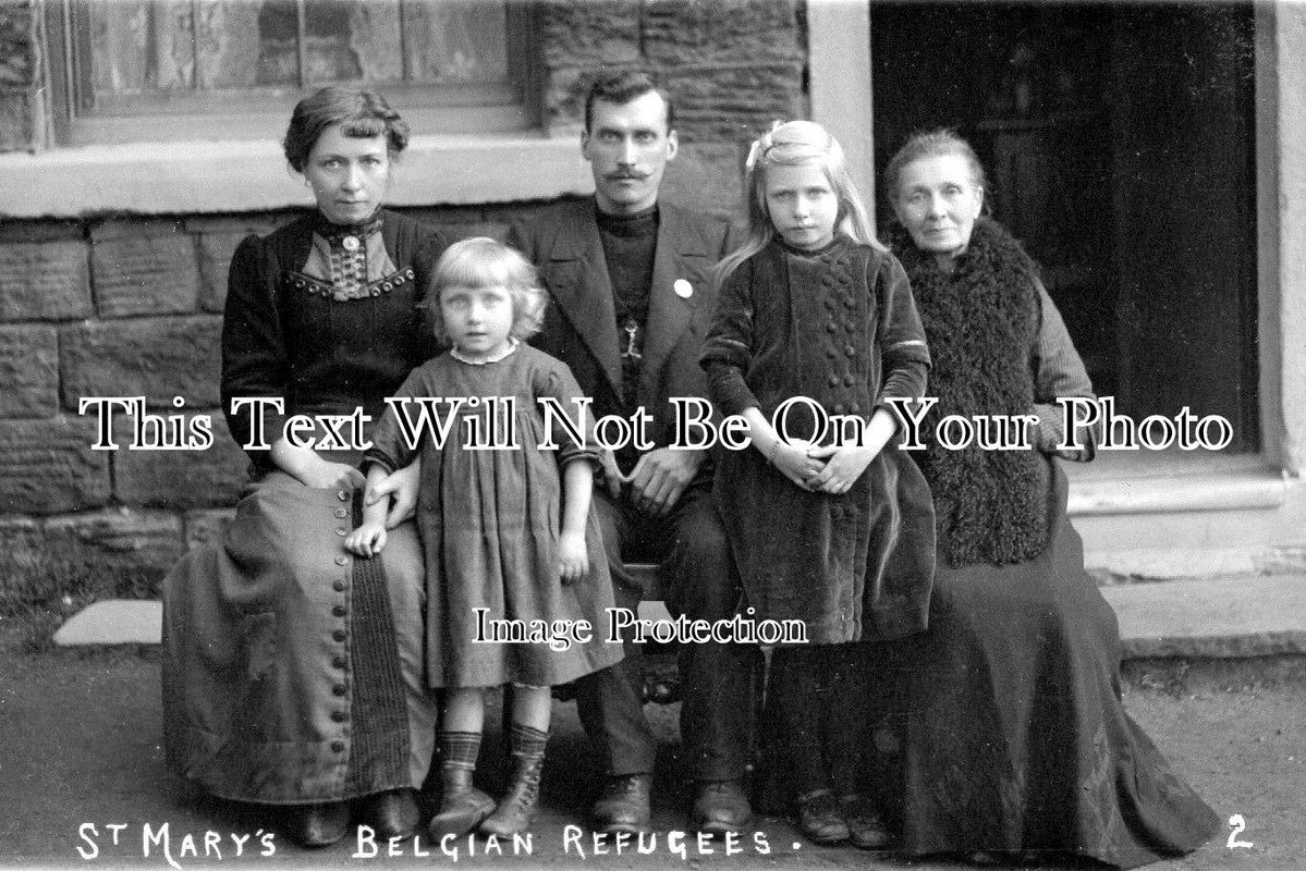 CH 910 - St Marys Belgian Refugees, Hyde, Cheshire c1914