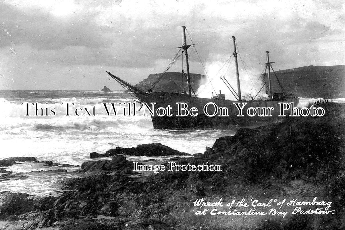 CO 1115 - Wreck Of Carl Of Hamburg, Constantine Bay, Padstow, Cornwall