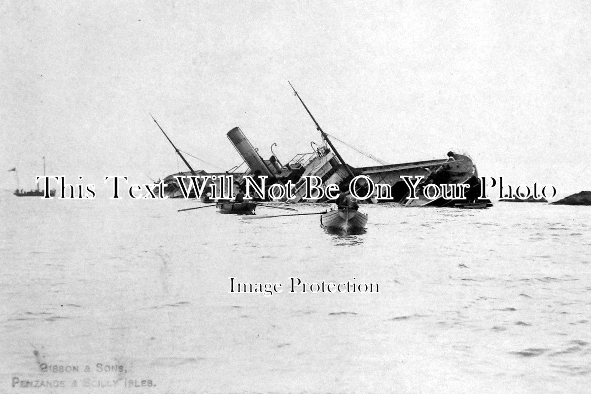 CO 1130 - Shipwreck Of SS King Cadwallon, Scilly Isles, Cornwall