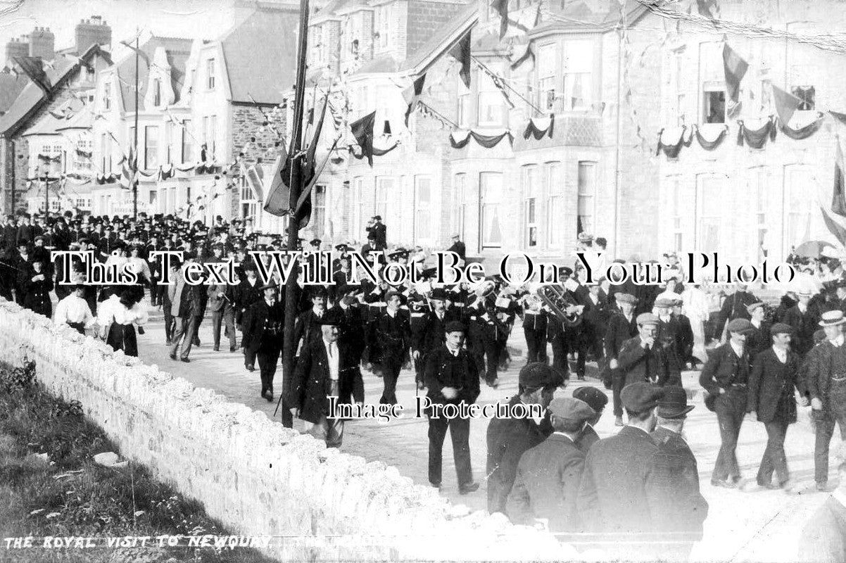 CO 1147 - The Royal Visit Future King George V, Newquay, Cornwall 1909