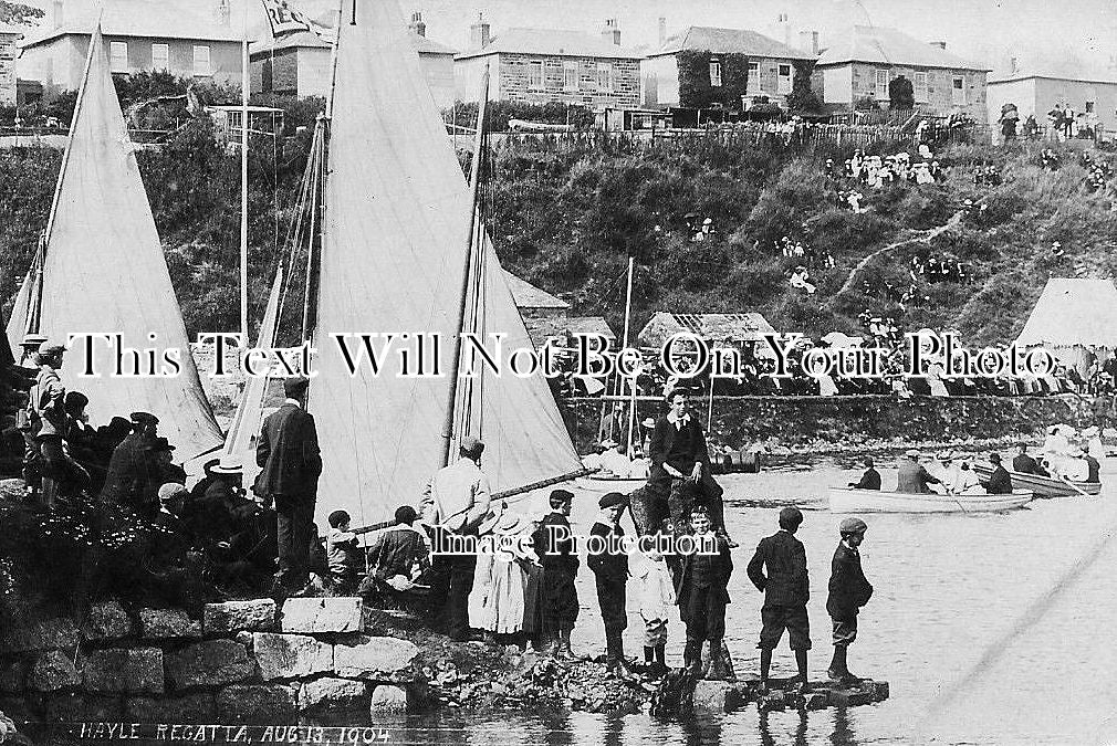 CO 1161 - Hayle Regatta, Hayle, Cornwall 1904